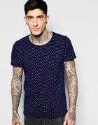 Scotch & Soda T-shirt With Allover Print - Navy
