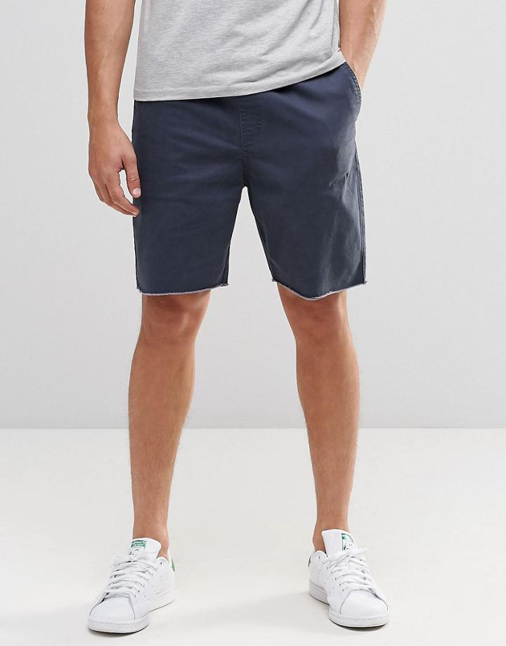 Brixton Shorts With Drawstring Waist - Navy
