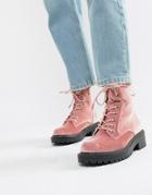 Blink Hiker Ankle Boots - Pink
