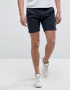 Selected Homme Chino Shorts In Tapered Fit - Navy