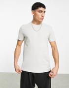 Bershka Regular T-shirt In Gray