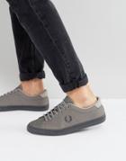 Fred Perry Underspin Ripstop Sneakers In Gray - Gray