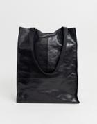 Urbancode Real Leather Tote Bag - Black