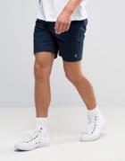 Original Penguin P55 Chino Shorts Slim Stretch Cotton In Navy - Navy