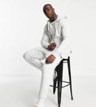 French Connection Tall Full Zip Hoodie In Light Gray