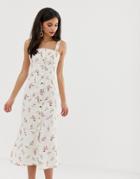 Finders Keepers Frankie Floral Midi Dress - Multi