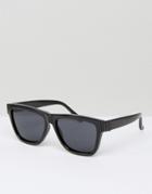 Le Specs Square Sunglasses - Black