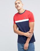 Fila Vintage T-shirt With Chest Stripe - Navy