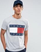Tommy Jeans 90s T-shirt In Gray Marl - Gray