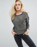 Only Play Glitter Sweatshirt - Gray