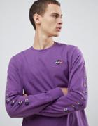 Billabong Heritage Long Sleeve Top In Purple - Purple
