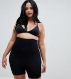 Asos Design Curve Shaping Seamless Control Short-black