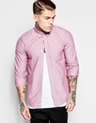 Carhartt Wip Rogers Shirt In Slim Fit - Cordovan