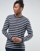 Selected Homme Long Sleeve O Neck Top - Navy