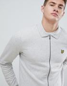 Lyle & Scott Zip Thru Coach Jacket In Gray - Gray