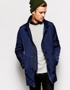 Selected Blue Trench - Navy