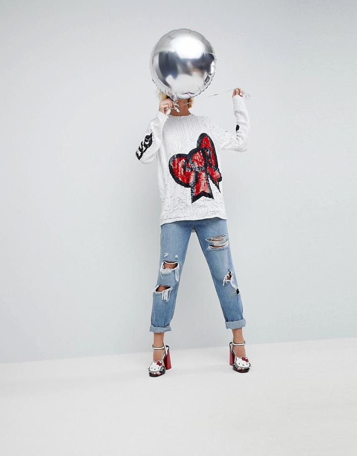 Hello Kitty X Asos Sequin Top - Multi