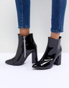 Sisley Vinyl Boots - Black