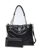 Steve Madden Bcameo Quilted Tote Bag In Black