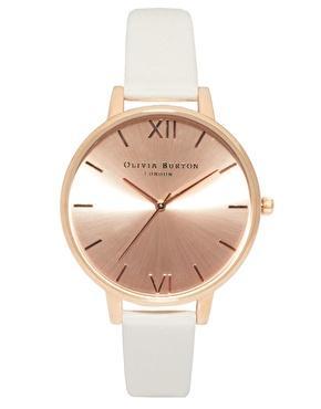 Olivia Burton Big Dial Rose Gold Watch - Rose Gold/nude