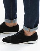Aldo Caliva Suede Oxford Toecap Shoes - Black