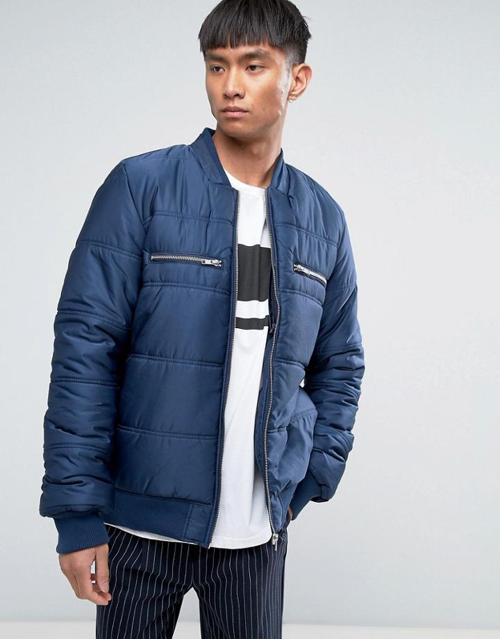 Dr Denim Nolan Midnight Jacket - Navy