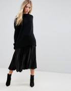 B.young Pleated Skirt - Black
