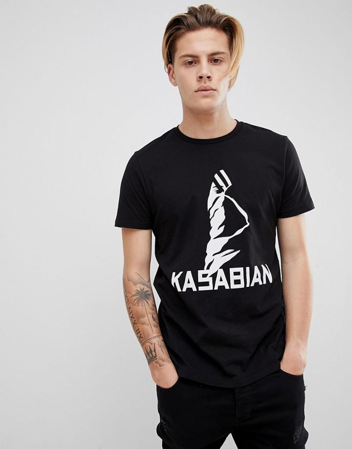 Asos Design Kasabian Band T-shirt - Black
