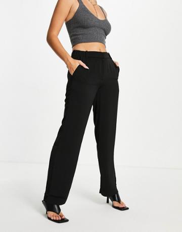 Envii Pop Wide Leg Pants In Black
