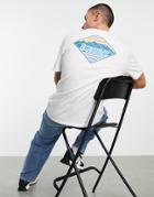 Element Valemont Back Print T-shirt In White