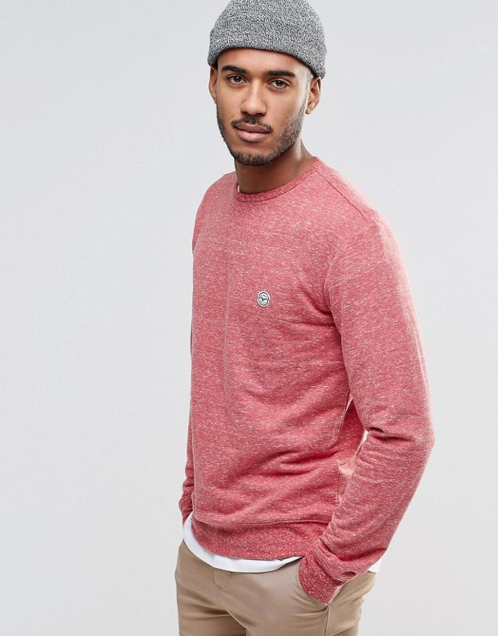 Le Breve Crew Neck Sweater - Red