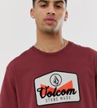 Volcom T Shirt In Red - Red