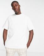 Topman Oversized T-shirt In White - White