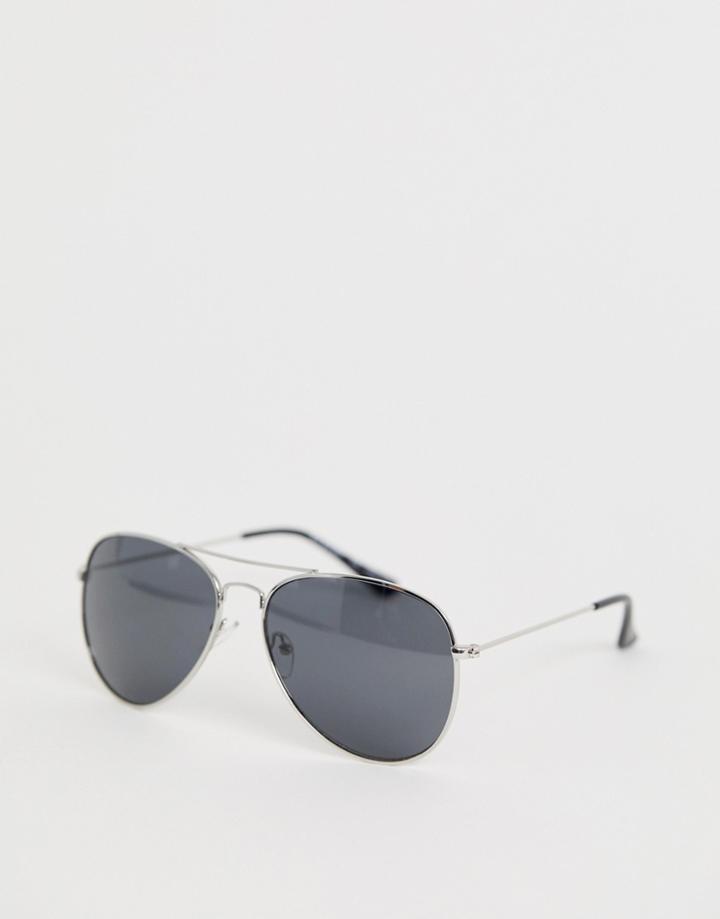 Aj Morgan Aviator Sunglassed In Silver