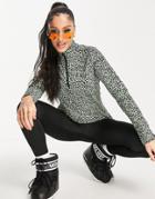 Protest Dahliay Quarter Zip Top In Green