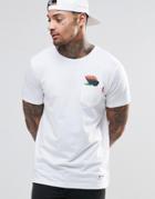 Hype Floral Pocket T-shirt - White