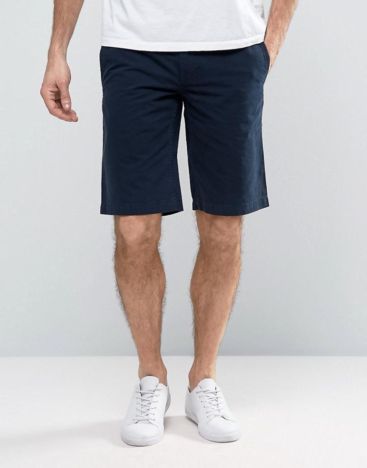 Boss Orange By Hugo Boss Chino Shorts Regular Fit In Navy - Navy