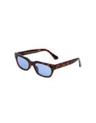 A.kjaerbede Bror Rectangle Sunglasses In Demi Tortoise-brown
