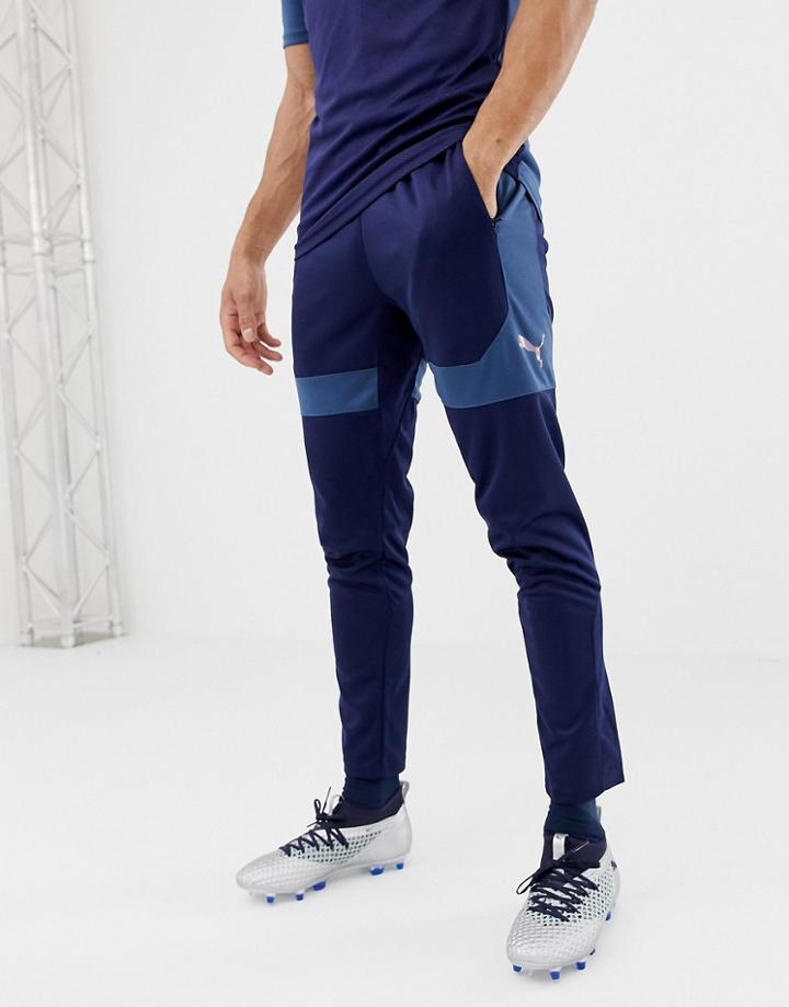 Puma Soccer Training Pants In Navy 655795-03 - Navy