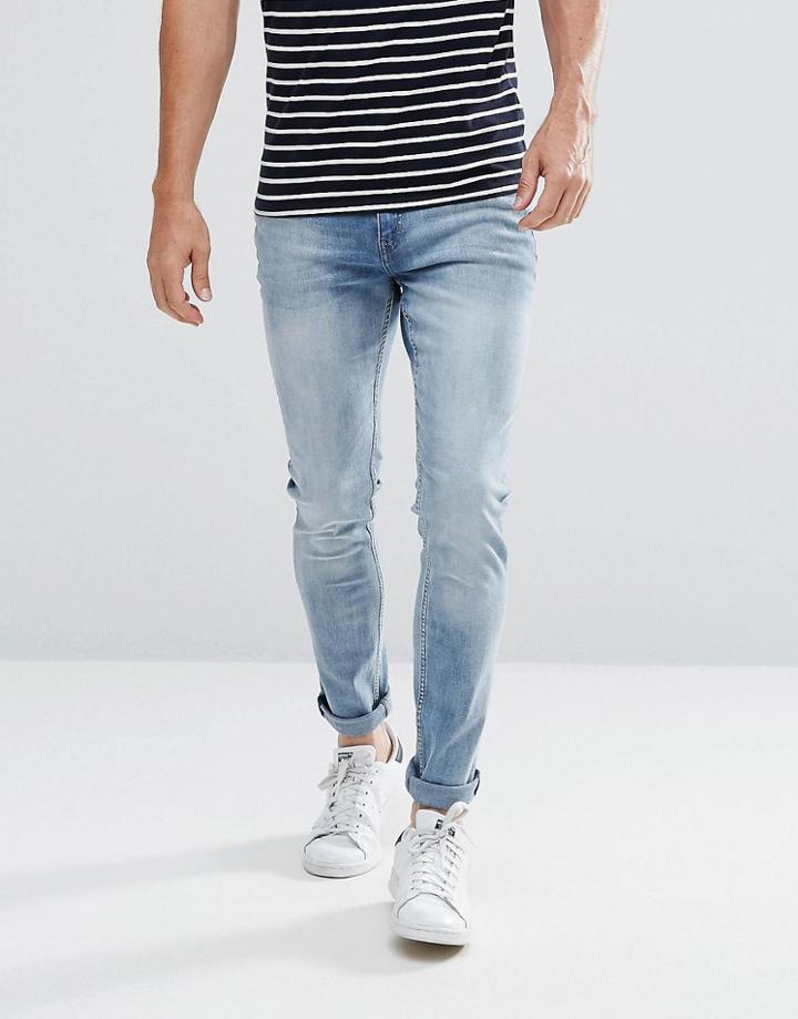 Cheap Monday Tight Skinny Jeans Nemesis Blue - Blue