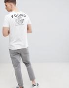 Stradivarius T-shirt In White With Wave Back Print - White