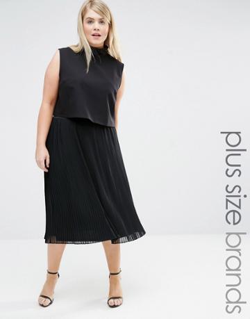 Lovedrobe Pleated Skirt - Black