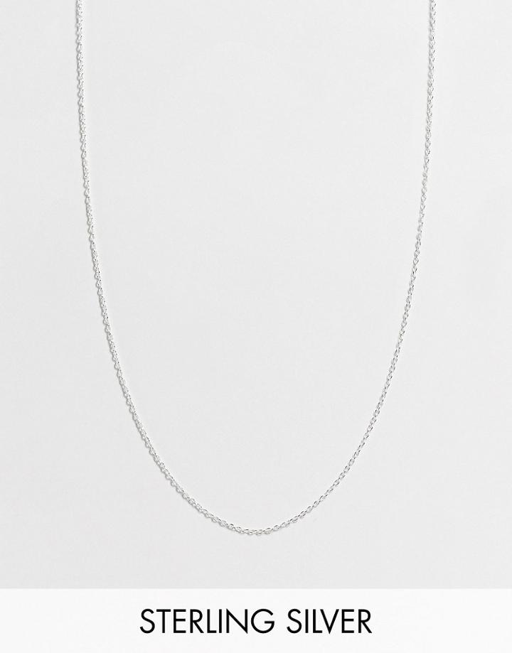 Status Syndicate Sterling Silver Short Chain Necklace