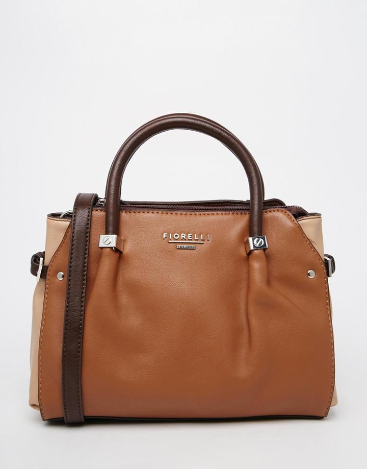 Fiorelli Selena Grab Tote Bag With Optional Cross Body Strap - Mink