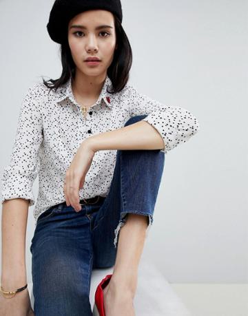 Sugarhill Boutique Blair Love Struck Shirt - Multi