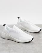 Asos Design Mesh Sneakers In White