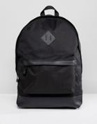 New Look Backpack With Pockets In Black - Black