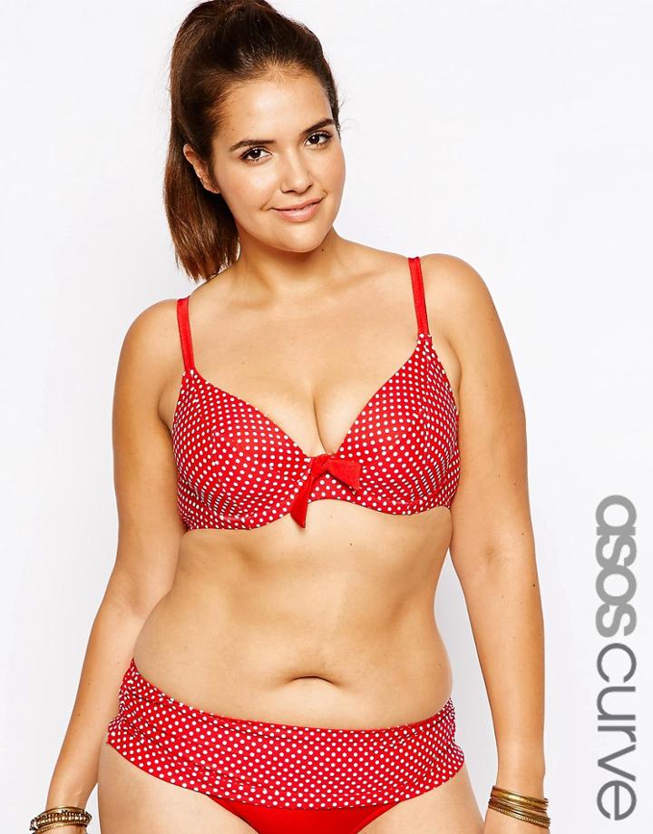 Pour Moi Spice Island Underwried Bikini Top D-g - Red