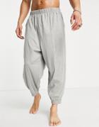 Asos Design Lounge Oversized Sweats With Elasticated Cuff-multi