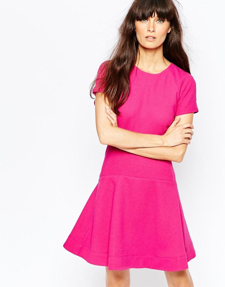 Essentiel Antwerp Fit And Flare Dress - Pink